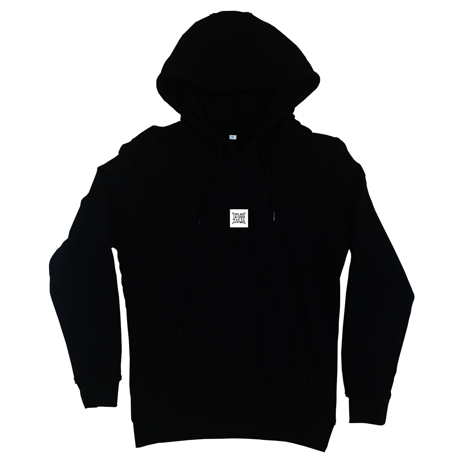Hoodie - zwart - voor - BLACK by ONE AND ONE MAKES TWO - ONE AND ONE MAKES TWO