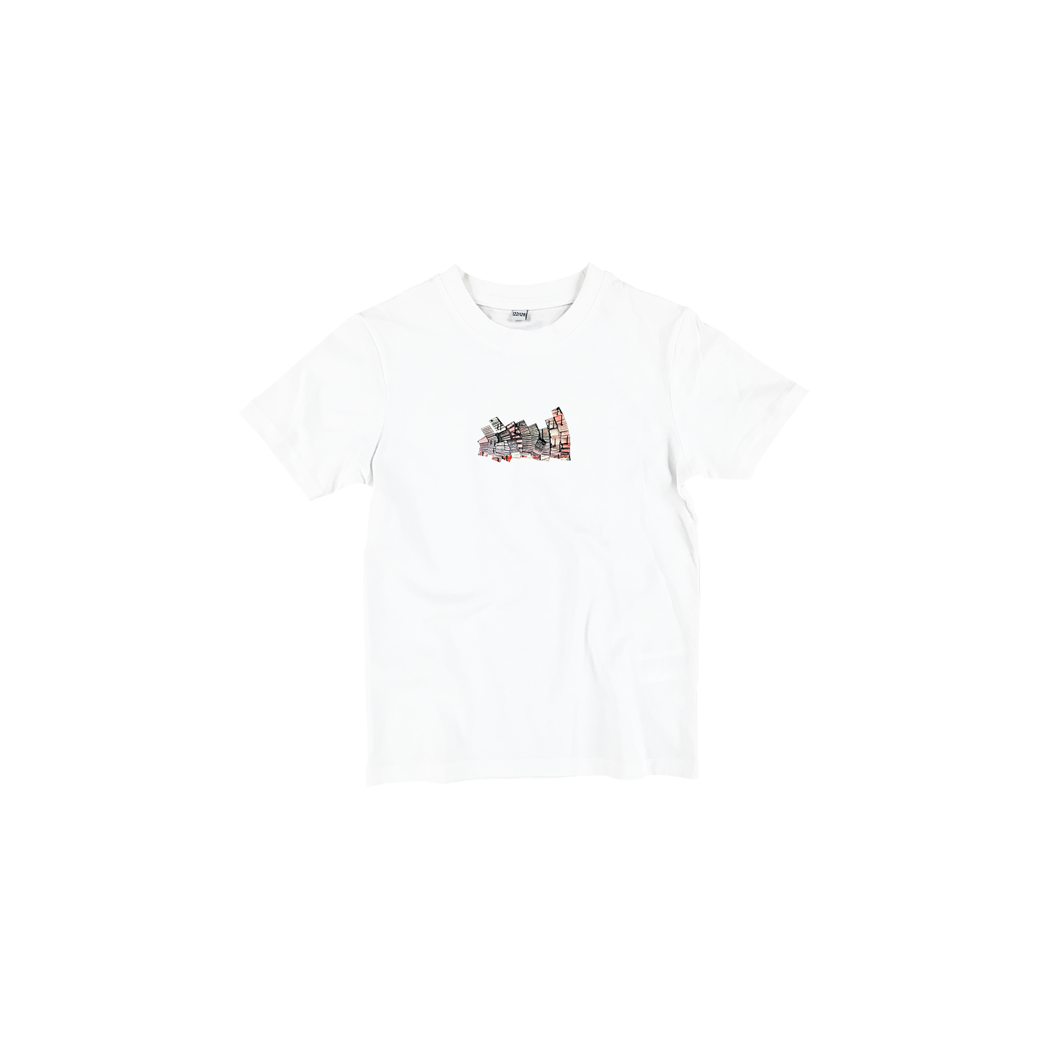 Kids T-shirt - wit - voor - INCLUSIEF-EXCLUSIEF-FLEXIBEL by Ron Vogels - ONE AND ONE MAKES TWO