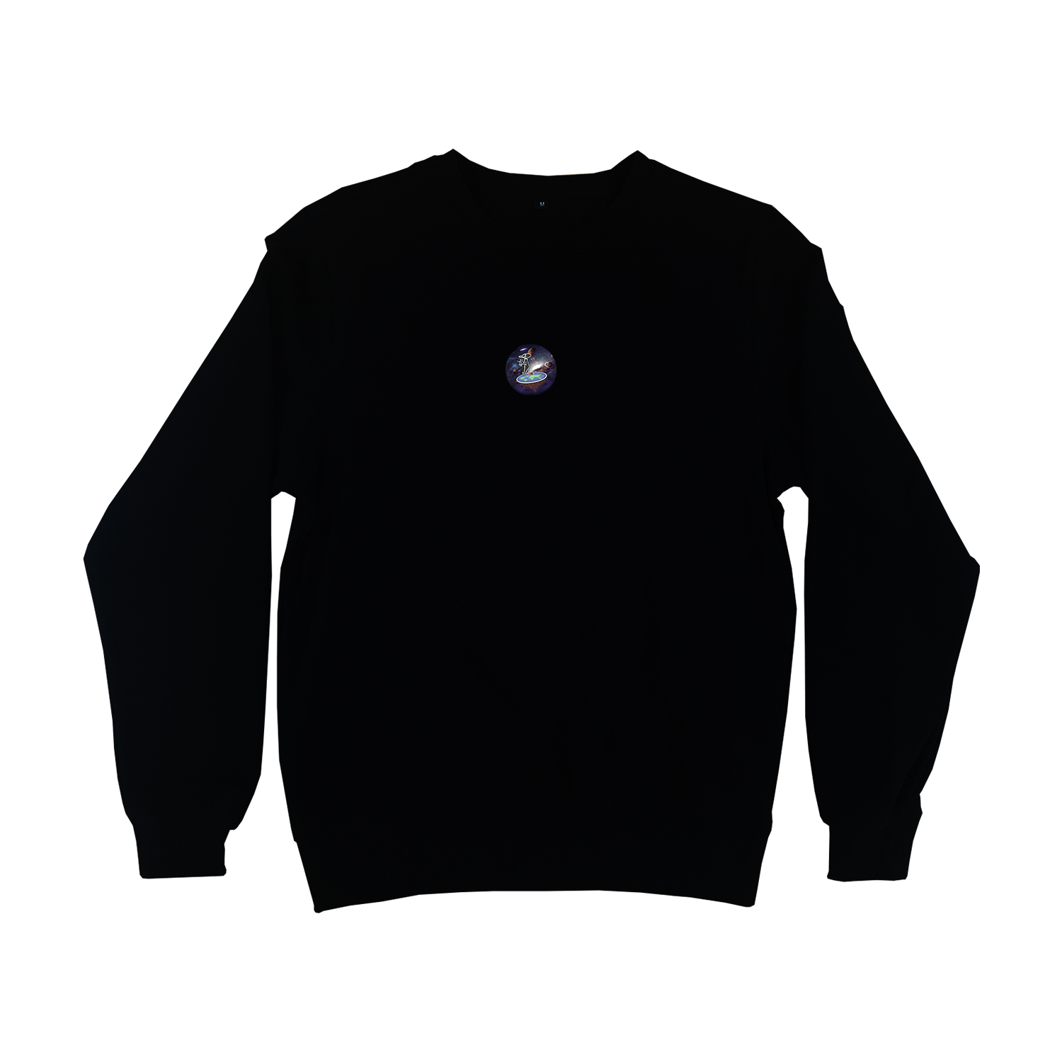 Sweater - zwart - voor - FLAT EARTH SHITTING by Tim Haars - ONE AND ONE MAKES TWO