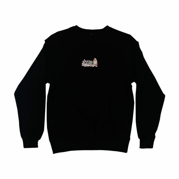 Sweater - INCLUSIEF-EXCLUSIEF-FLEXIBEL by Ron Vogels - zwart