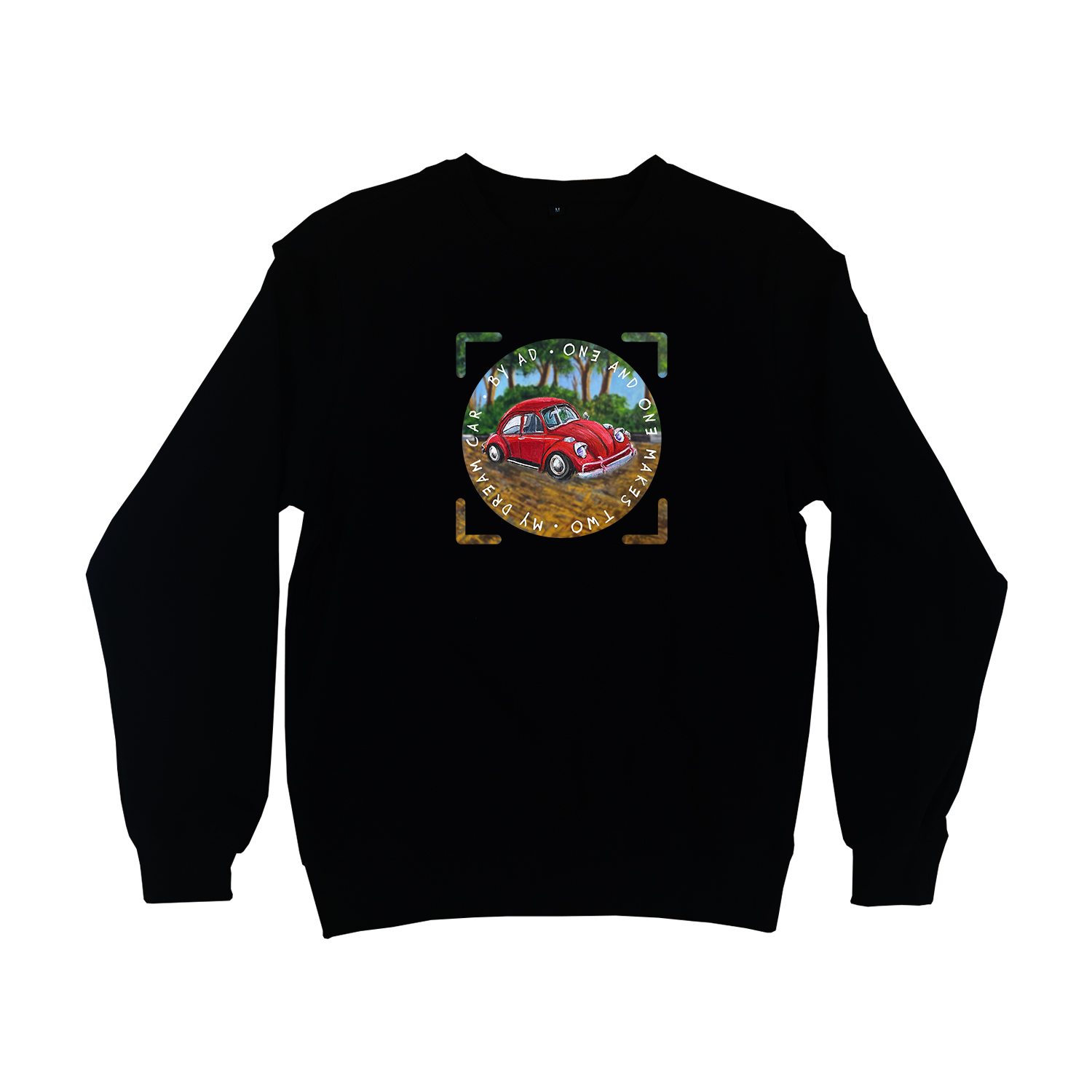 Sweater - zwart - voor - MY DREAM CAR by Ad - ONE AND ONE MAKES TWO