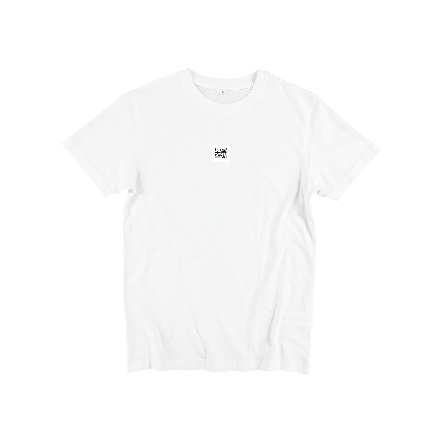 T-shirt - wit - voor - WHITE by ONE AND ONE MAKES TWO - ONE AND ONE MAKES TWO