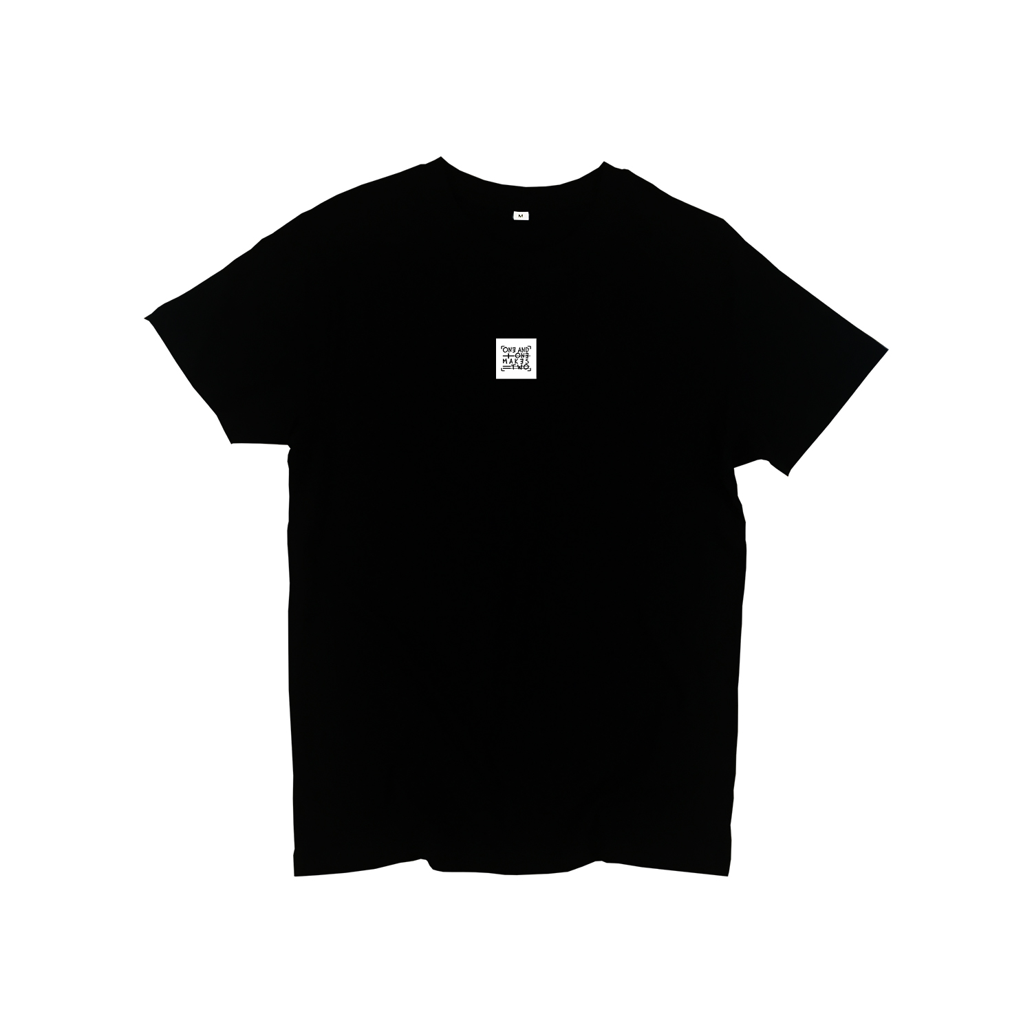 T-shirt - zwart - voor - BLACK by ONE AND ONE MAKES TWO - ONE AND ONE MAKES TWO
